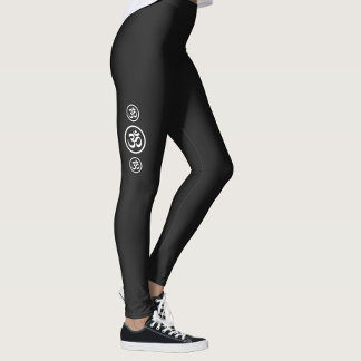 Leggings Símbolo Ohm negro Sintonías de entrenamiento de yo