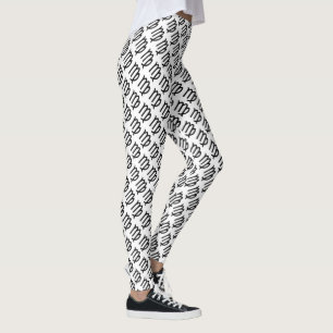 Leggings Símbolo Virgo Zodiac Estándar por Kenneth Yoncich