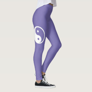 Leggings Símbolo Yin Yang - diseño de tatuaje sólido 2