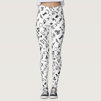 Leggings Símbolos de imágenes nativas estadounidenses