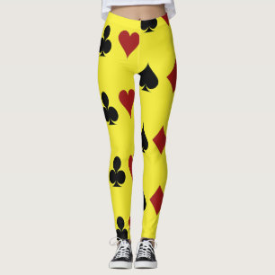 Leggings Símbolos de tarjetas de personalizar