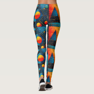 Leggings Símbolos geométricos abstractos #06.