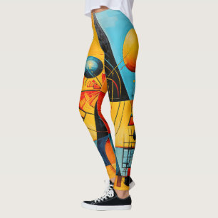 Leggings Símbolos geométricos abstractos #07