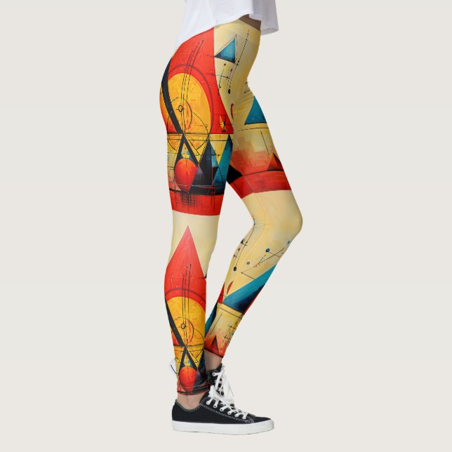 Leggings Símbolos geométricos Resumen #08 (Derecha)