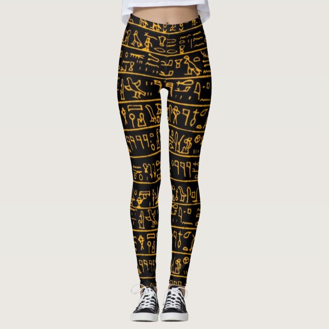 Leggings Símbolos jeroglíficos (Anverso)