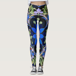 Leggings Simplemente azul: calma, Guay y recolectado