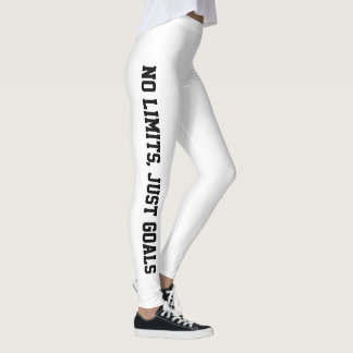 Leggings Sin límites, sólo objetivos - Legión blanca motiva