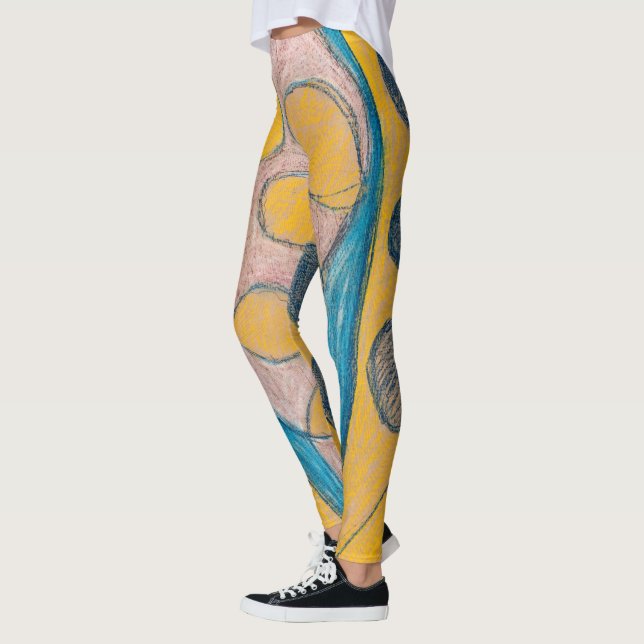Leggings Sin título, 1908 por Hilma af Klint (Izquierda)