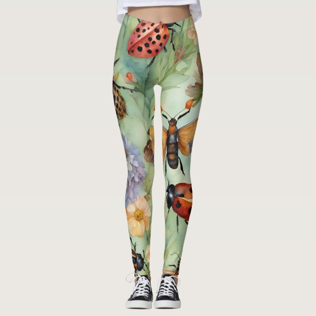 Leggings Sinfonía Botánica de Bug (Anverso)