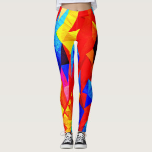 Leggings Sinfonía de color abstracto