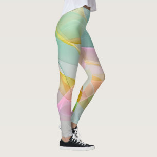 Leggings Sinfonía de Pastel de Cintas Flotantes Sutiles