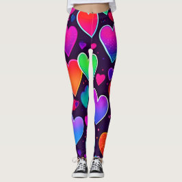 Leggings Sinfonía del corazón de Neon
