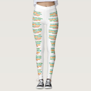 Leggings Síntoma de Ehlers Danlos y polainas inspiradoras