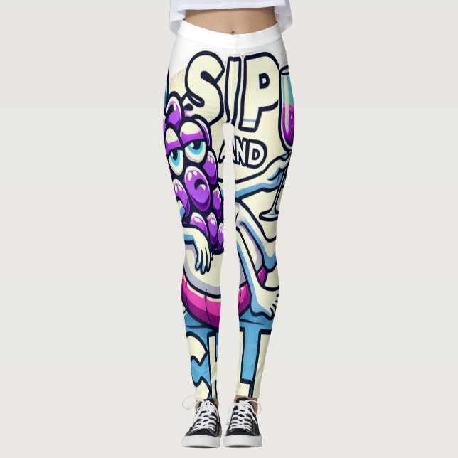Leggings Sip Y Chill (Anverso)