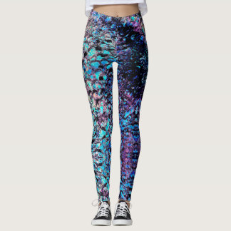 Leggings Sirena: Aerosol de mar, medianoche, pantano y Yuma