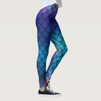 Leggings Sirena brillante del purpurina