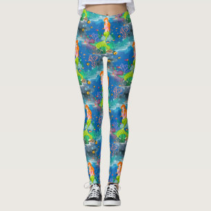 Leggings sirena de pelirroja