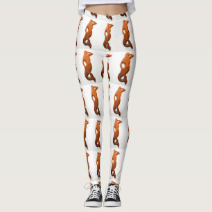 Leggings sirena del redhead del moreno