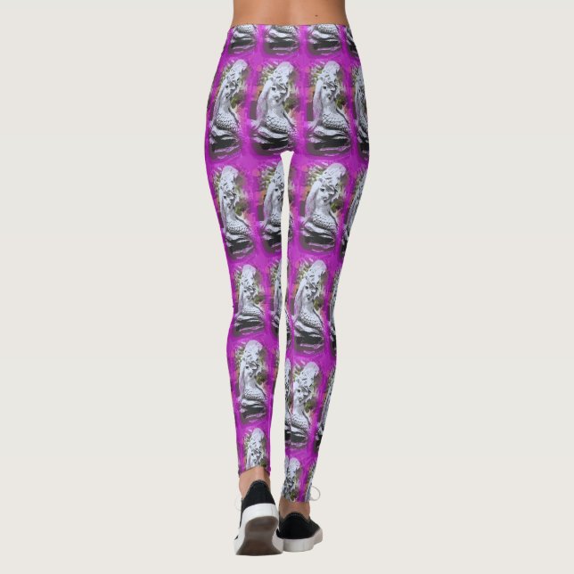 Leggings sirena en una roca (Reverso)
