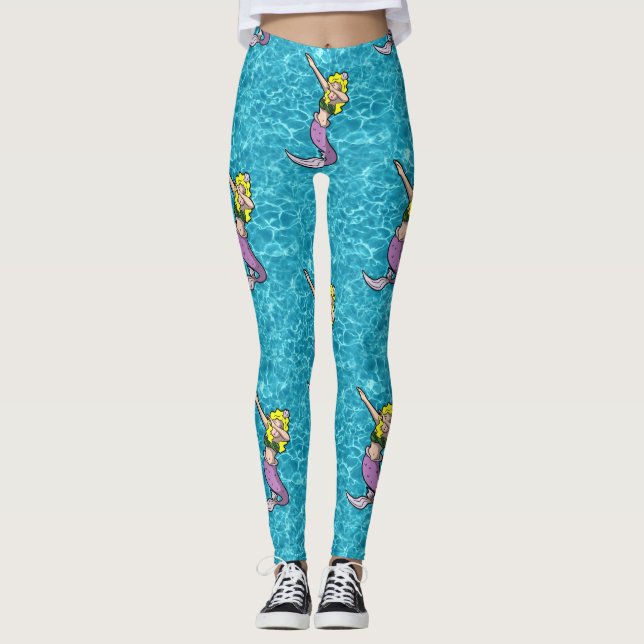 Leggings sirena rubia (Anverso)