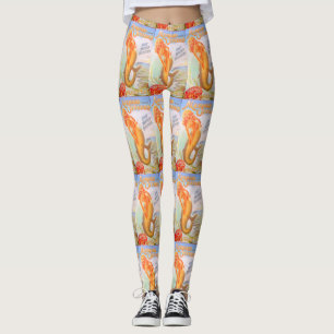Leggings sirenas frescas de la ostra