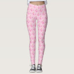 Leggings Sirenita De Fantasía Rosa De bonito Patterada<br><div class="desc">Este impresionante par de leggings con estampado presenta una imagen de arte digital de una sirena rosa bonito. Ella tiene el pelo rubio y los ojos azules y un caparazón rosado. Su cola es rosa y está cubierta de una balanza en forma de diamante rosa bonito. Lleva un collar con...</div>