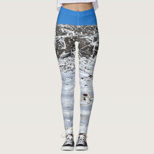 Leggings Sisimiut Greenland Paisaje al aire libre Azul ciel