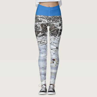 Leggings Sisimiut Greenland Paisaje al aire libre Azul ciel
