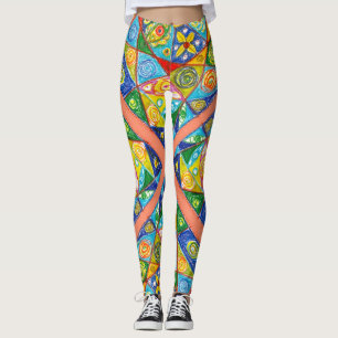 Leggings Sistema abstracto