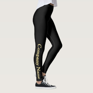 Leggings Sitio web del nombre de la empresa privada persona