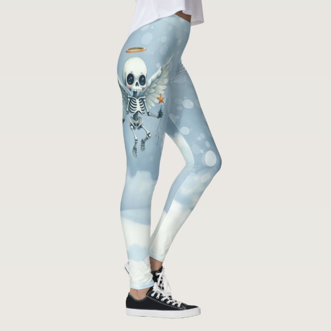 Leggings Skeleton Angel – The Sweet Side of the Afterlife.  (Derecha)