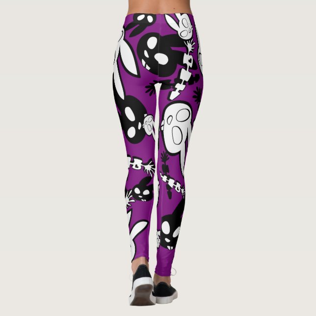 LEGGINGS SKULETONS BUNNY (Reverso)
