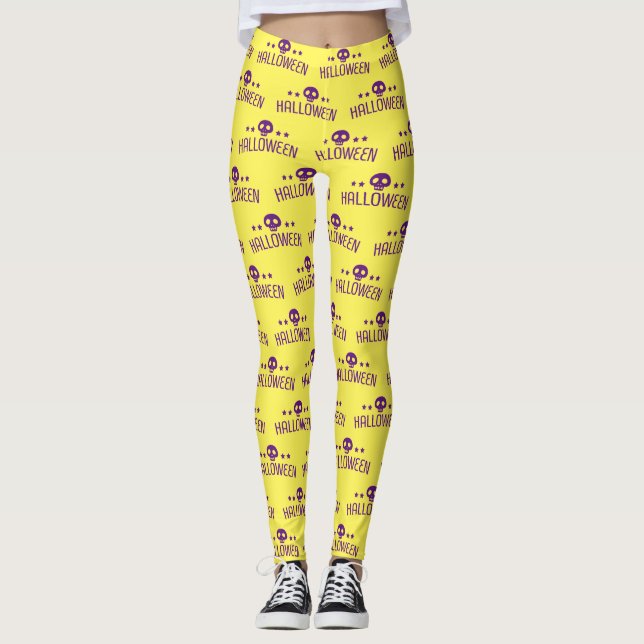 Leggings Skull Halloween (Anverso)