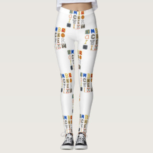 Leggings SlipperyJoe adopta cartas de corte de diversidad c