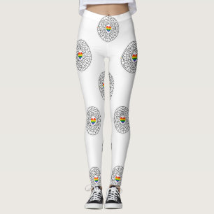 Leggings SlipperyJoe el labyri labyri del rompecabezas de l
