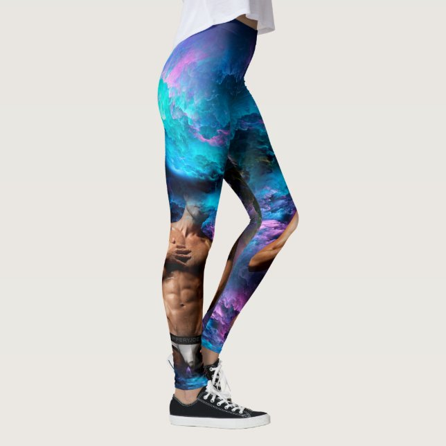 Leggings SlipperyJoe hombre muscular macizo de ropa interio (Derecha)