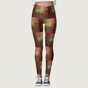 Leggings SlipperyJoe iluminado letrero de neón gay brillant