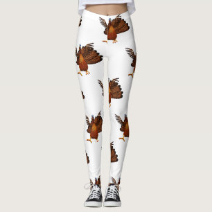 Leggings SlipperyJoe's Día de Acción de Gracias grazna resp