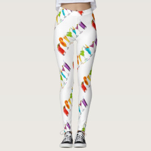 Leggings SlipperyJoe's vitoreaba cócteles alcohólicos LGBTQ