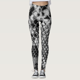Leggings Snack blanco negro