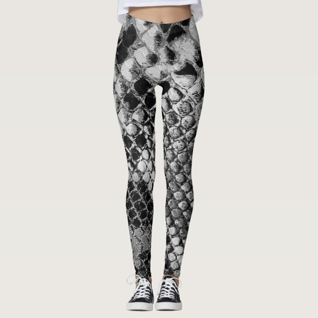 Leggings Snack blanco negro (Anverso)