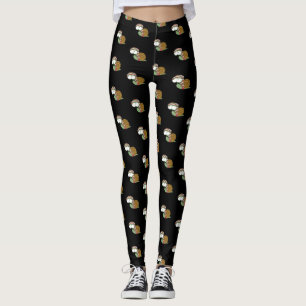 Leggings Snail somnoliento en un cabo durmiente