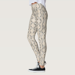 Leggings snake skin texture