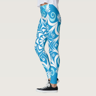 Leggings Snowflake Swirls