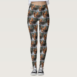 Leggings Snowowy Sleigh, recuperadora de peaje de Nueva Esc