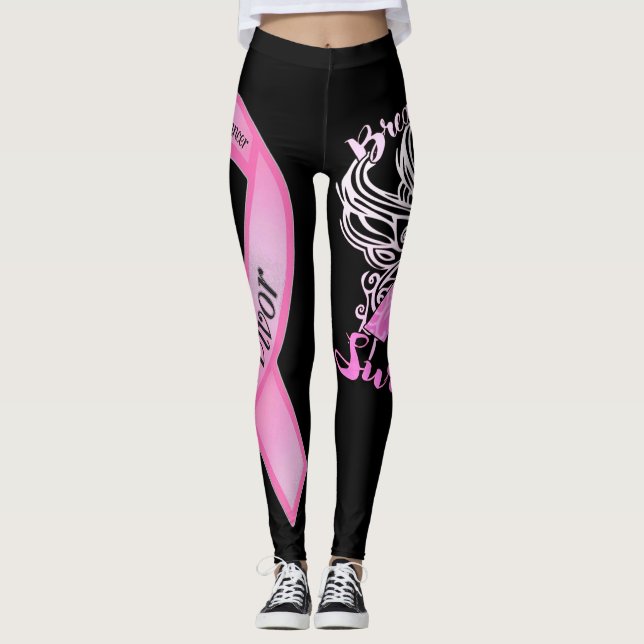 Leggings Sobreviviente del cáncer de mama (Anverso)
