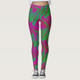 Leggings Socialite Oh Mi Patrón Rosa Verde