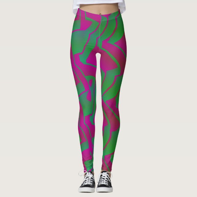 Leggings Socialite Oh Mi Patrón Rosa Verde (Anverso)