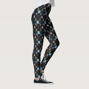Leggings Softbol Femenino - Jugadoras con Estrellas