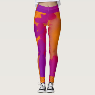 Leggings Sol abstracto brilla a través de hojas